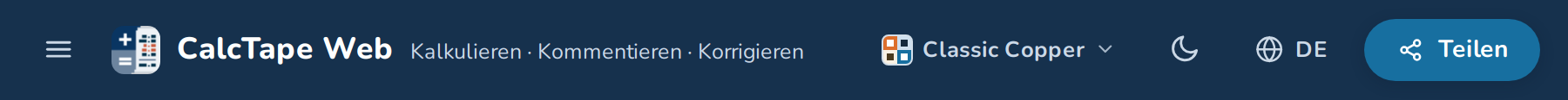 Die Kopfzeile