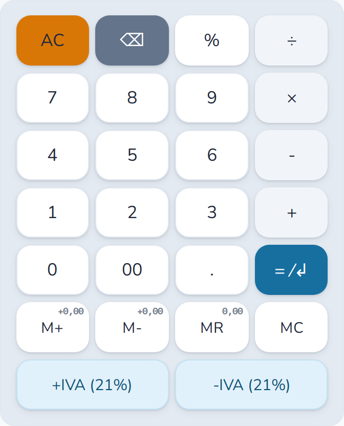 El teclado en pantalla